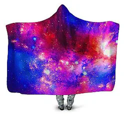 Starsplosion Galaxy Hooded Blanket