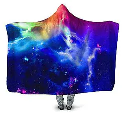 Atmosphere Galaxy Hooded Blanket