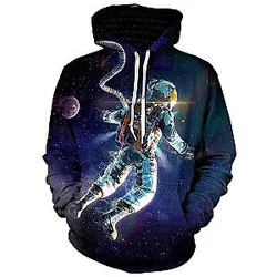 Astroman Unisex Galaxy Hoodie