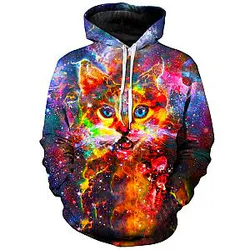 Nebula Cat Galaxy Hoodie