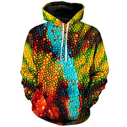 Panther Chameleon Unisex Galaxy Hoodie
