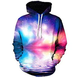 Ripple in Space Unisex Galaxy Hoodie