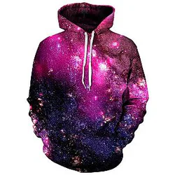 Purple Cosmos Unisex Galaxy Hoodie