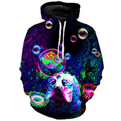 Upside Down Unisex Galaxy Hoodie