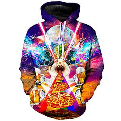 Crazy Cat Galaxy Hoodie