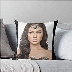 Gal Gadot Art Throw Pillow