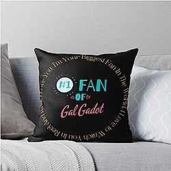 Fan of Gal Gadot Throw Pillow