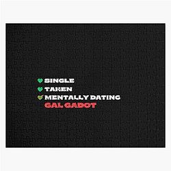 Mentally Dating Gal Gadot Jigsaw Puzzle