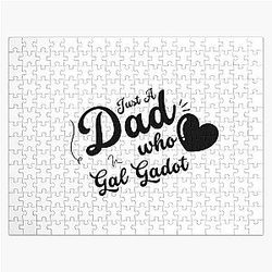 Just a Dad Who Loves Gal Gadot Puzzle