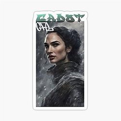 Gal Gadot Retro Unisex Shirt, Gal Gadot Art Poster Sticker