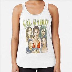 Gal Gadot Collage Bootleg Style Art Tank Top