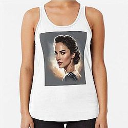 Fan Art Gal Gadot Racerback Tank Top