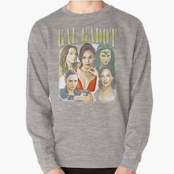 Gal Gadot Retro Bootleg Style Art Hoodie