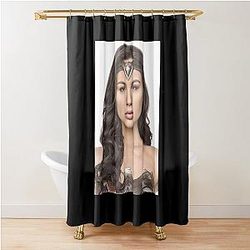 Gal Gadot Art Shower Curtain