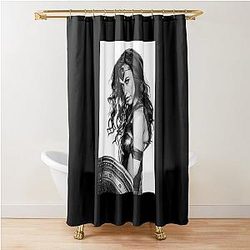 Gal Gadot Art Shower Curtain
