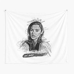 Gal Gadot Sketch Art Tapestry