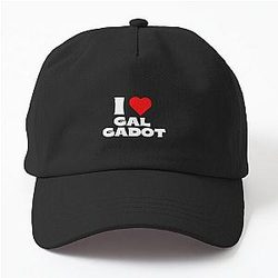 I Love Gal Gadot White Dad Hat