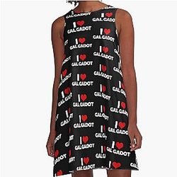 I Love Gal Gadot A-Line Dress