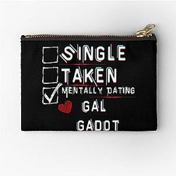 Mentally Date Gal Gadot Zipper Pouch