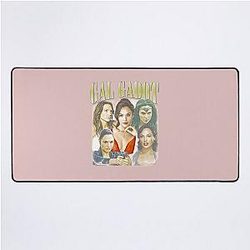 Gal Gadot Retro Collage Style Art Desk Mat