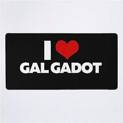 I Love Gal Gadot Desk Mat