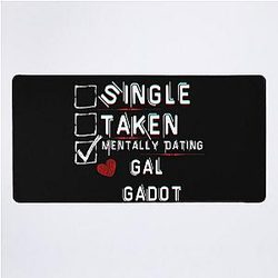 Mentally Dating Gal Gadot Deskmat