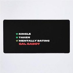 Mentally Dating Gal Gadot Desk Mat
