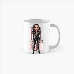 Funny caricature of Gal Gadot actress Classic Mug