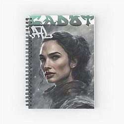 Gal Gadot Retro Unisex Shirt Gal Gadot T-shirt Gal Gadot Art Spiral Notebook