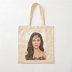 Gal Gadot Art Cotton Tote Bag