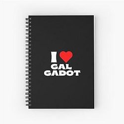 I Love Gal Gadot Spiral Notebook