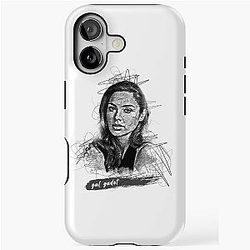 Gal Gadot Abstract Sketch Art iPhone Case