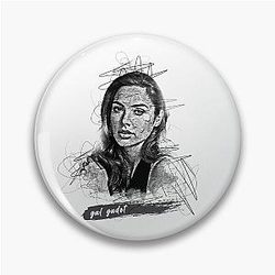 Gal Gadot Abstract Sketch Art in Pin