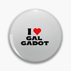 I Love Gal Gadot Pin