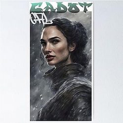 Gal Gadot Retro Unisex Shirt, Gal Gadot Art Poster