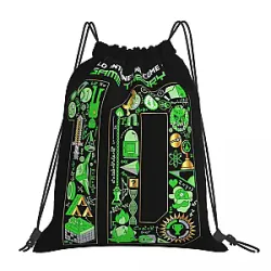 Game Theory Drawstring Bags - 10th Anniversary Backpacks Casual Portable Drawstring Bags