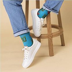 Game Theory Socks Heart Socks Blue