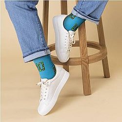 Game Theory Socks Plain Blue Socks