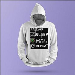 Game Theory Hoodie Eat Sleep Game Repeat Hoodie