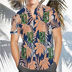 Game Theory Hawaiian Shirt Blue Leaves Hawaiian Shirt