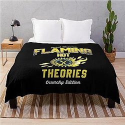 Game Theory Food Theory Flaming Hot Throw Blanket