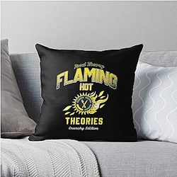 Game Theory Food Theory Flaming Hot Throw Pillow Cover