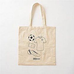 Game Theory - Football/Soccer Design Cotton Tote Bag