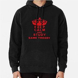 Keep Calm and Study Game Theory - Game Nerds Gift Ideas Pullover Hoodie
