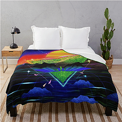 Game Theory Blanket Colorful Graph Theory Print