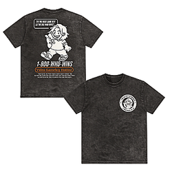 Videogame Boy DTNk2505 Washed Game Grumps T-Shirts