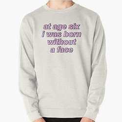 Game Grumps Sweatshirts - Game Grumps - At Age Six I Was Born Without A Face Pullover Sweatshirt RB2507