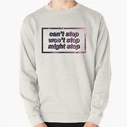 Game Grumps Sweatshirts - Game Grumps - Can't Stop Won't Stop Might Stop Pullover Sweatshirt RB2507