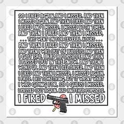 Game Grumps Posters - I Fired I Missed - Lovlies Fan Art Poster TP2202