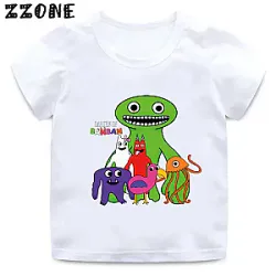 Hot Game Garten of Banban Print Funny Cartoon Kids T-Shirts